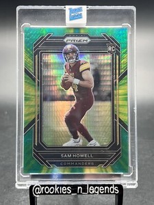 SAM HOWELL 2022 Panini Prizm 🔥ROOKIE GREEN HYPER PRIZM /175🔥 RC #306 Seahawks
