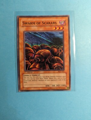 2002 Yu-Gi-Oh TCG  SWARM OF SCARABS, #PGD-021 1ST EDITION, NP NM+