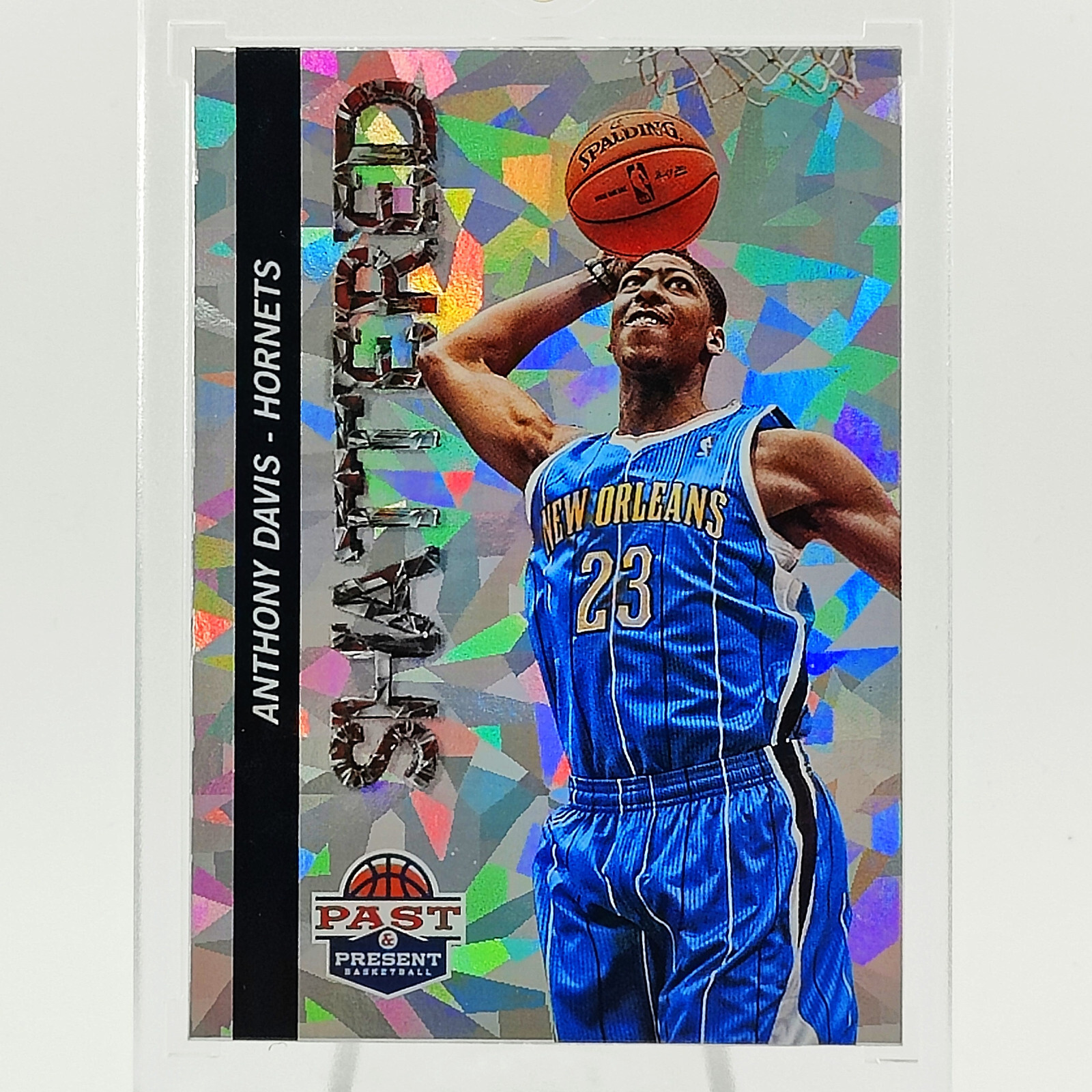 Anthony Davis 2012-13 Panini Past & Present Shattered Cracked Ice Holo Rookie RC