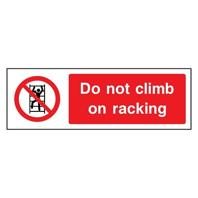 Klettern Sie nicht auf Regal Schild oder Aufkleber ACCE0009