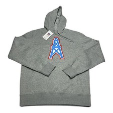 Nike Houston Oilers Hoodie Men’s Size S Gray Rewind Club Fleece Tennessee Titans