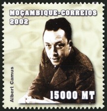 Mozambique 2002 MNH, Albert Camus, French Algeria born, Nobel Literature winner
