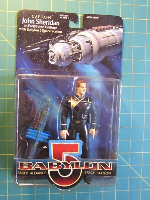 Babylon 5 Capt John Sheridan Uniform 6'' Action Figure Space Station 1997 NEW