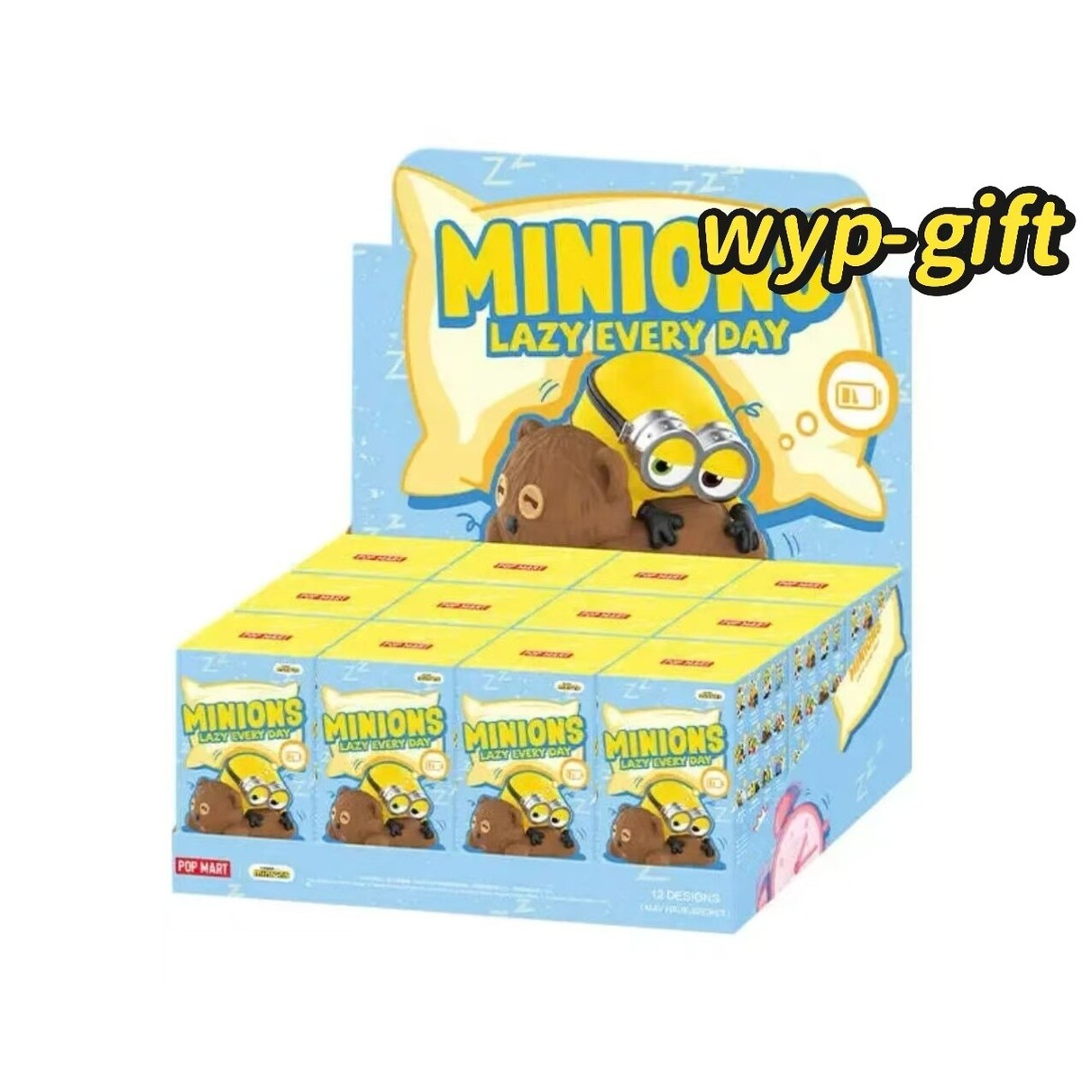 POP MART Minions Lazy Every Day Series 12pcs Basic Confirmed