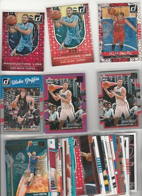 BLAKE GRIFFIN DONRUSS RAINBOW LOT (28) 4 SERIAL #'D INSERTS PARALLELS SWIRLORAMA