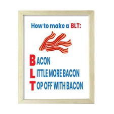 Designs ByLITA How To Make A BLT: Bacon Little More Bacon Top Off With Bacon,
