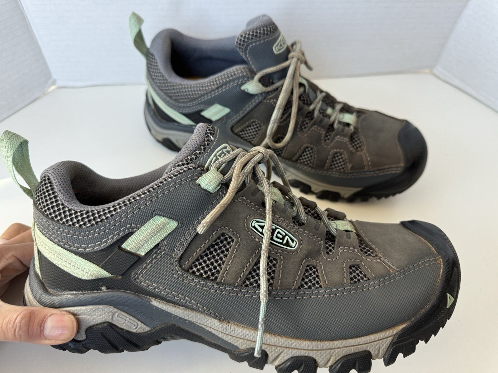 Scarpe sneakers stringate KEEN Targhee Vent escursionismo outdoor trail donna taglia 9 5