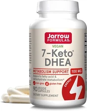 Jarrow Formulas 7-Keto DHEA, Metabolism Support, 100 mg, 90 Caps *EXP: 08/2026*
