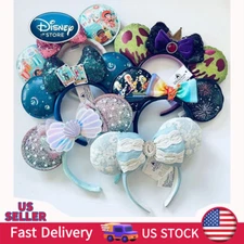 US stock Disney  Park Mickey Minnie Mouse Ears Headband new Sequined Disneyland