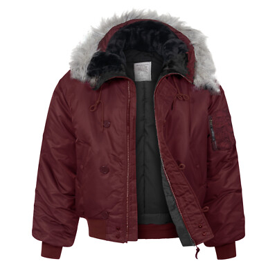 Army Parka N2B Military Jacket Padded Warm Field Coat US Air Force