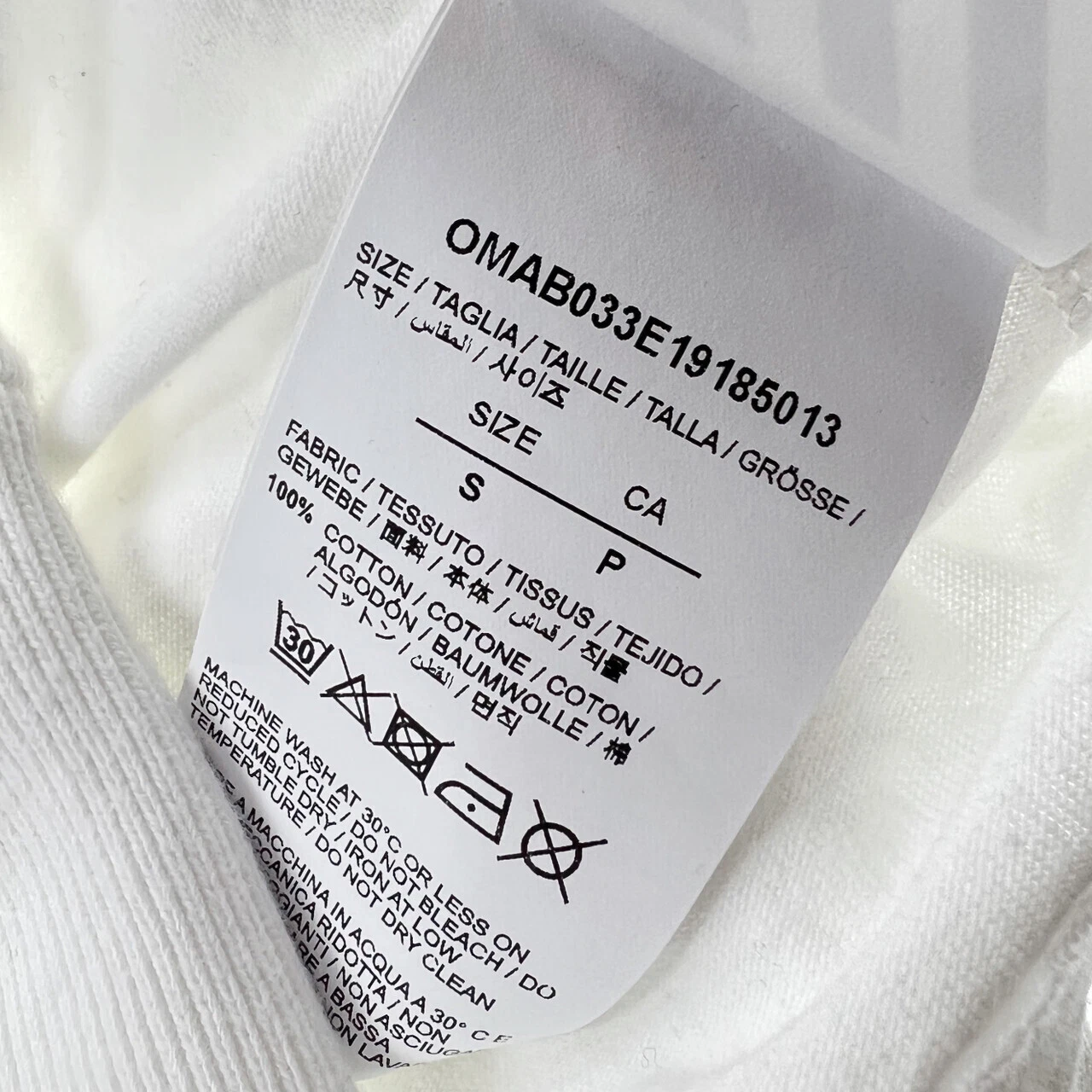 OFF WHITE Felpa con cappuccio Triangolo Pianeta Strati bianco sporco