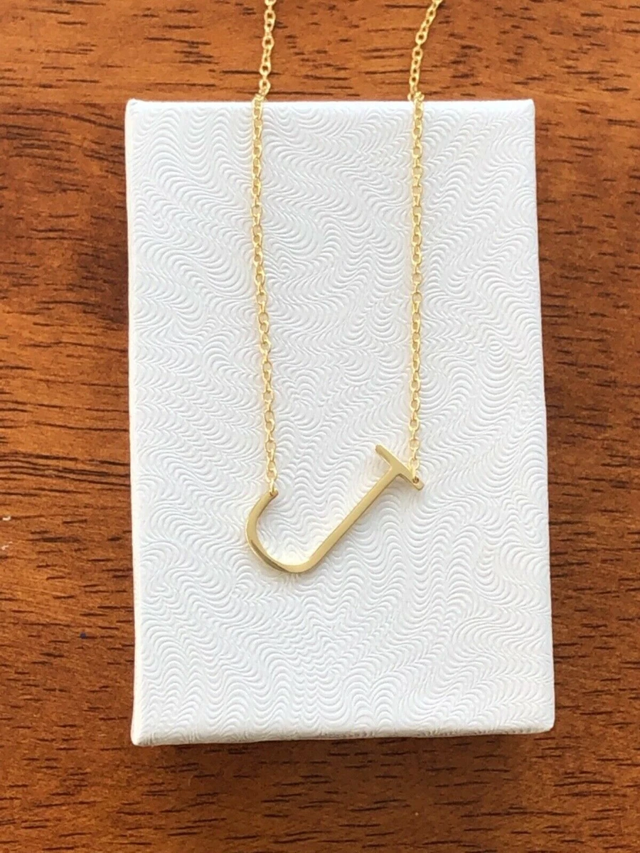 Initial Letter L Cursive Script Cubic Zirconia Crystal Pendant In 925 Sterling Silver W 14k Yellow Gold