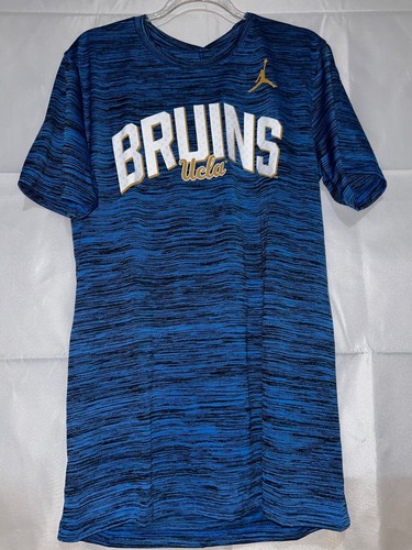 UCLA Bruins Performance Nike Air Jordan T-Shirt Men's S Blue Athletic Basketball - Picture 3 of 5