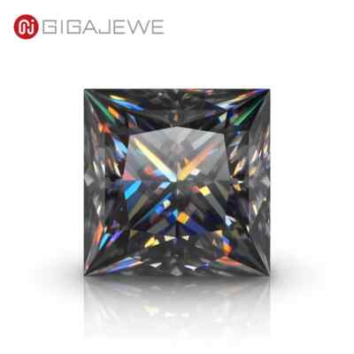 1 To 10 Ct Natural Diamond Princess Cut Gray Color Cut D Grade VVS1 +1 Free Gift