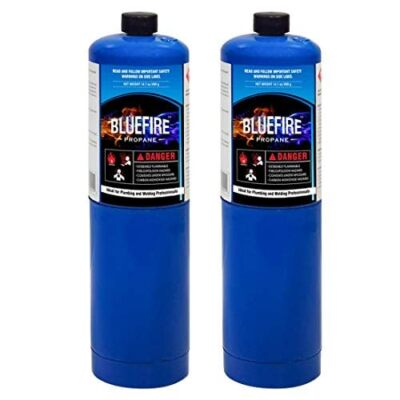 #ad #ad BLUEFIRE 2x Standard Propane Gas Fuel Cylinder Canister14 oz 97% High Purity $39.99