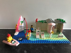 lego beach scene