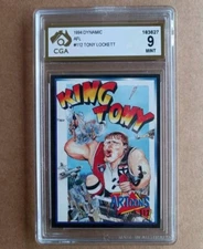 Tony Lockett King Tony 1994 AFL Dynamic Players Choice #112 - CGA 9 MINT Not PSA