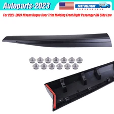 For 2021-2023 Nissan Rogue Door Trim Molding Front Right Passenger RH Side Low