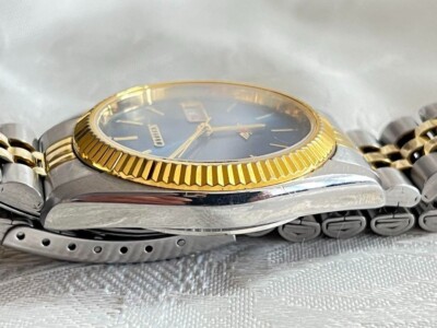 CITIZEN】CITIZEN Automatic Watch Rolex Design Blue Dial 21 Jewels