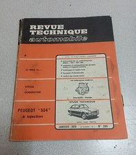 Revue technique Peugeot 504