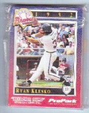 1992 Bleacher Bums RICHMOND BRAVES SET - Ryan Klesko, Mark Wohlers - #4L