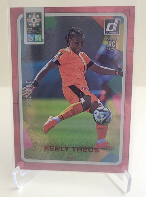 2023 DONRUSS FIFA WOMENS WORLD CUP KERLY THEUS RC #75 HAITI RED #100/299