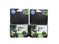 Lot (2 Pack) New HP 564XL High Yield Black Original Ink Cartridge EXPIRED Set