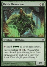 Magic the Gathering MTG Elvish Aberration (163) Conspiracy   LP