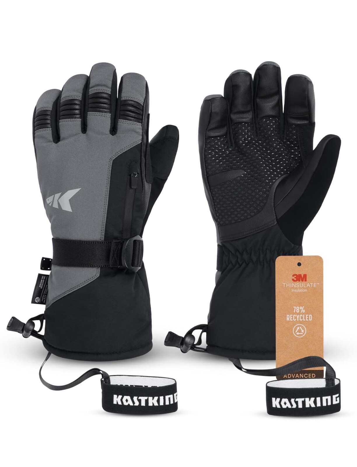 KastKing Sz XL Mountain Mist Morph Fishing Gloves Cold Winter Fishing