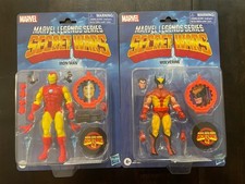 Marvel Legends 6 Secret Wars Wolverine and Iron Man Action Figures New Sealed
