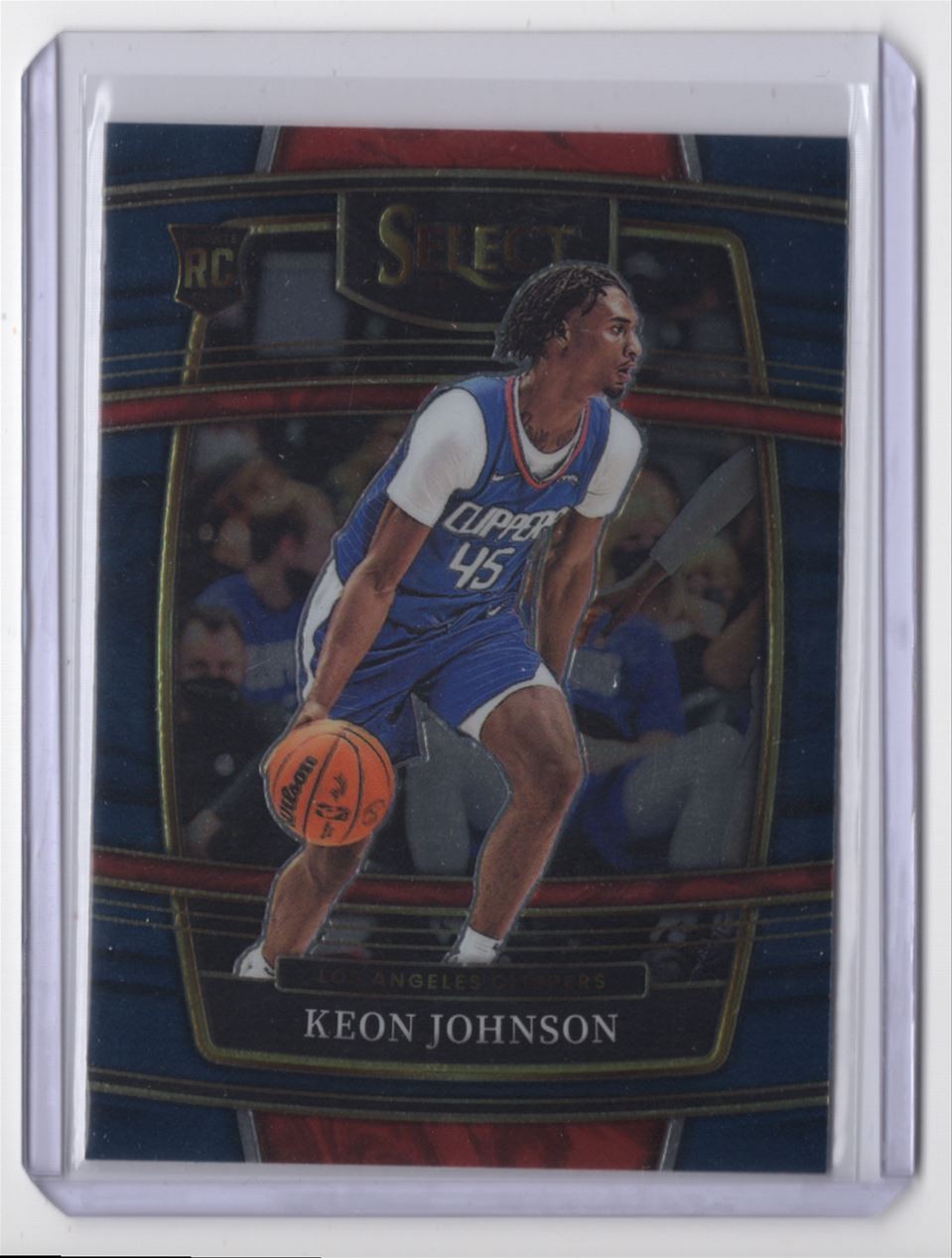 2021-22 Panini Select , Keon Johnson Rookie Los Angeles Clippers #40