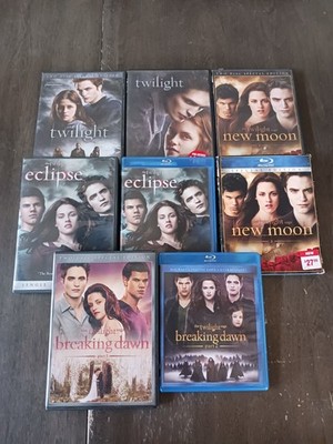 Assorted Twilight Saga DVDs and Blu-Rays