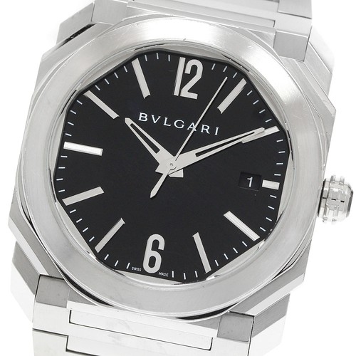 BVLGARI Octo Solo Tempo BGO38S Date black Dial Automatic Men's Watch_945128