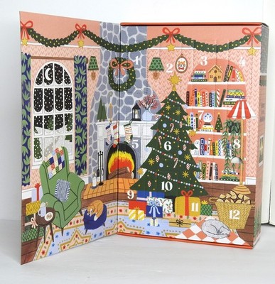 Galison Home for the Holidays Advent Puzzle Calendar 500 Piece 12 Mini Puzzles