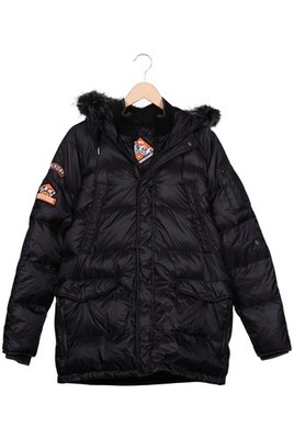 Superdry Jacke Herren Anorak Jacket Kurzmantel Gr. L Daunen Schwarz #8mvqxpm