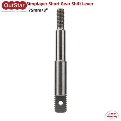 Simplayer 75MM Gear Lever Short Gear Shift Lever for Thrustmaster TH8A Shifter