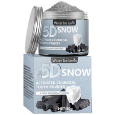 Bamboo Charcoal Teeth Whitening Powder for Fresh Breath and Deep Cleaning