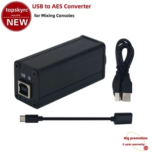 USB Interface audio USB à AES Convertisseur pour le mélange des consoles