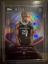 Topps Midnight Cedric Coward Rookie Twilight #71 /99 Memphis Grizzlies