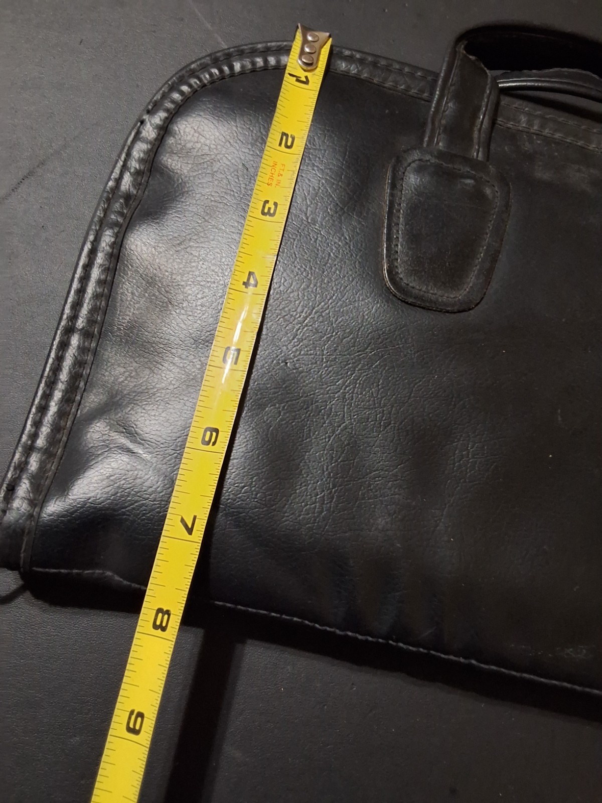 VINTAGE LEATHER KOLPIN SOFT SHERPA INTERIOR PISTOL CASE 14”X 7'' W/DOUBLE HANDLE