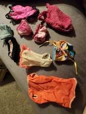 Lot Of 9 Vintage Mattel Barbie Lingerie Under Ware Undies
