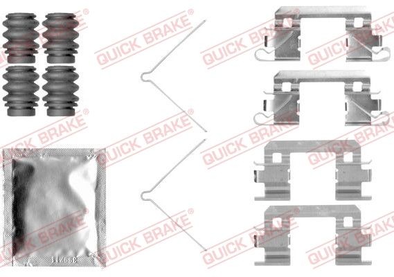 Quick Brake ZubehöRsatz, Scheibenbremsbelag 109-1811 FüR Honda-image