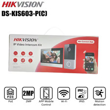 Hikvision Video Intercom POE complete Kit Doorbell Door Station DS-KIS603-P (C)