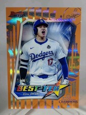 SHOHEI OHTANI ~ORANGE /25 BEST TEK ~2026 Bowman's Best ~Dodgers WS Champions