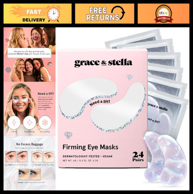 Peptide Under Eye Patches with Niacinamide & Rice Extract - Firming Eye Masks fo