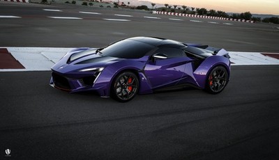Fenyr Supersport purple cars Sports Car 11x17 Poster