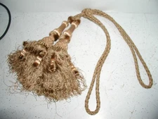 Elegant Large gold onion Tassel Curtain Braided Rope Cord Tie Backs 32”