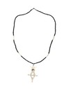 VTG Tuareg Mali West Africa Beaded Necklace Silver  Southern Cross African — photo 1