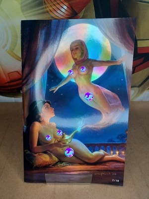 *Foil 2/10* AN's PlayHouse Nathan Lorenzana Full N Jasmine jeannie Genie Naughty