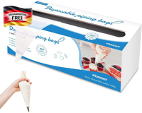 Einweg Spritzbeutel 47 Cm 100 StüCk FüR Torten Cupcakes Kekse & Desserts